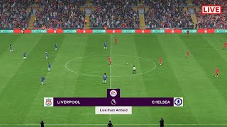 EPL Liverpool vs Chelsea ليفربول vs تشيلسي England premiere league Live football match today [upl. by Damour438]