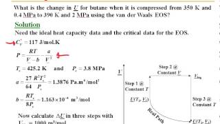 Calculating changes in internal energy from equations of state [upl. by Sedberry95]