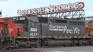 HLCX Lease Engine Still in Southern Pacific Paint [upl. by Ennaehr]