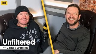 Irvine Welsh interview on Trainspotting heroin and tennis  Unfiltered with James OBrien 25 [upl. by Kindig676]