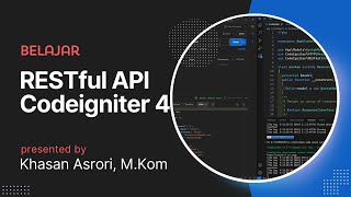 Tutorial Codeigniter 4 RESTful API Bahasa Indonesia [upl. by Llenehc]