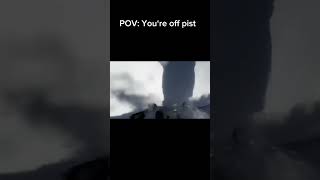 POV You‘re offpist ski offpiste [upl. by Tegirb]