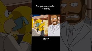 Simpsons predict P diddy simpsons predictions pdiddy sheknows [upl. by Adnelg]