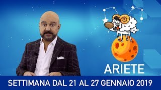 ARIETE l’oroscopo di Capitani  Settimana 21  27 Gennaio [upl. by Cohlier]