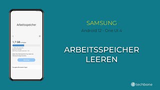 Arbeitsspeicher leeren  Samsung Android 12  One UI 4 [upl. by Barthelemy32]