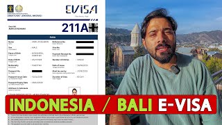 How to apply EVISA for Bali  Indonesia Visa for Pakistani amp Indian  Complete Guide [upl. by Yssirk]