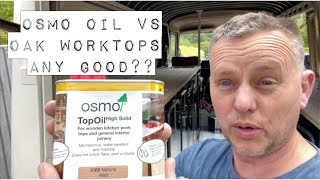 Applying Osmo Oil For Oak Worktops Any Good Coffee Van Restoration Project Episode 27 [upl. by Lati]