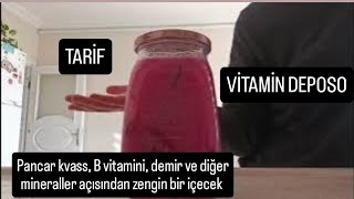 Pancar Kvass Tarifi Vitamin Eksikliği Giderici [upl. by Dinesh]