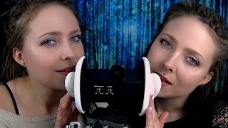 TWINtastic ASMR  Close Up Ear Nomming Whispers amp Kisses 💋 [upl. by Alolomo]