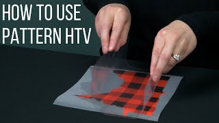 Patterned HTV Vinyl from Start to Finish  Instructions amp Application [upl. by Aiciruam]