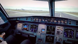 A320neo COCKPIT Pushback Taxi and Take Off from Copenhagen Airport on SAS Scandinavian Airlines [upl. by Pris]