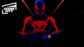 Into the SpiderVerse SpiderMan 2099 Post Credits Scene Oscar Isaac HD Clip [upl. by Ramonda]