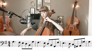 La Vie En Rose CELLO TUTORIAL  Holstein Bow from Fiddlershop Demonstration  Sarah Joy [upl. by Telfore]