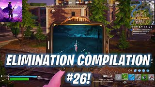 FORTNITE  ELIMINATION COMPILATION 26 [upl. by Wera]