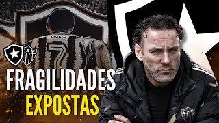 BOTAFOGO MAPEIA FRAGILIDADES DEFENSIVAS DO ATLÉTICOMG [upl. by Winebaum]