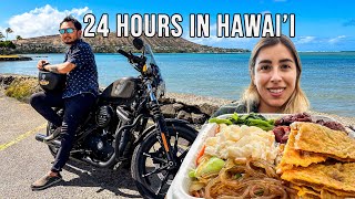 Best Food in Oahu  24 Hours in Hawaii [upl. by Yrrep499]