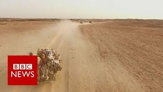 Agadez Where desert journey from Africa to Europe begins  BBC News [upl. by Sergeant548]