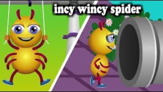 Incy Wincy Spider Nursery Rhyme With Lyrics  Cartoon Animation Rhymes amp Songs  Animation poem [upl. by Nairdad]