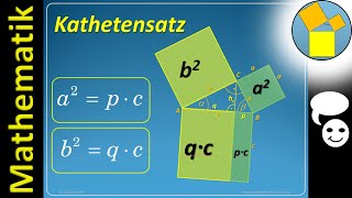 Kathetensatz des Euklid  Beweis  Rueff Ton [upl. by Esinart]