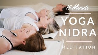 Yoga Nidra 15 Minute Full Body Relaxation [upl. by Oiramrej]