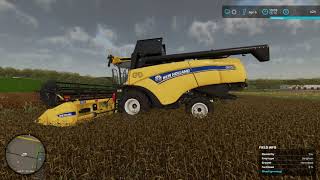 FS22 Bloomfield Farm Ep  28 Harvesting Sorghum from 2023 [upl. by Eelrahc]