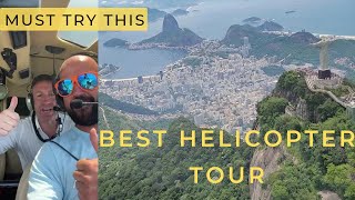 WORLDS BEST HELICOPTER TOURVIP EXCLUSIVE FLIGHT IN RIO DE JANEIRO BRAZIL BEST VIDEO MUST WATCH [upl. by Nesta]