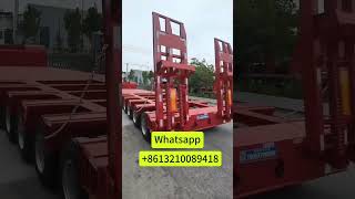 5 Line 10 Axles lowbed trailerlowbed trailer semi trailer trailer lowboytrailer trailers [upl. by Malita635]