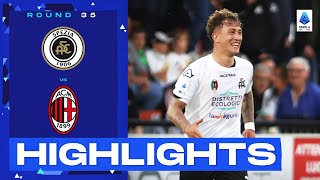 SpeziaMilan 20  The hosts shock Milan with two late goals Goals amp Highlights  Serie A 202223 [upl. by Novanod301]