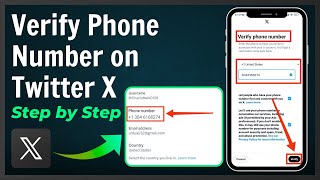 How to Verify Your Number on Twitter X in Android Mobile Phone [upl. by Notneb]