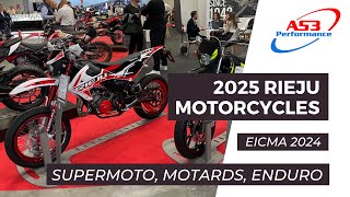 2025 RIEJU MOTORCYCLES AT EICMA 2024 feat MRT PRO MR PRO AVENTURA RALLY 307 amp XPLORA 707 models [upl. by Celestyna]