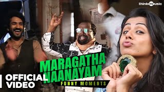 Maragatha Naanayam  Funny moments in shooting spot  Aadhi Nikki Galrani  Dhibu Ninan Thomas [upl. by Ricketts]