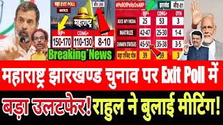 🔴Live Maharashtra Elections Result  Exit Poll  Congress  BJP  Jharkhand Elections ExitPolls [upl. by Ube]