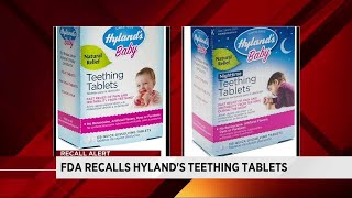 FDA recalls Hylands Baby teething tablets [upl. by Anairdna592]