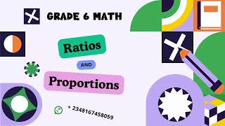 Ratios and Proportions Math [upl. by Rexer611]