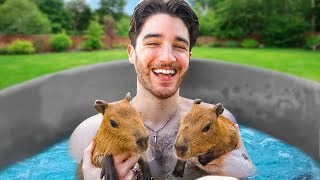 I spent a day with CAPYBARAS [upl. by Lennon594]