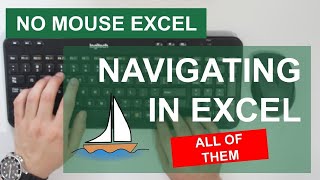 How to Navigate Like a Pro In Excel  No Mouse Excel [upl. by Otreblaug]