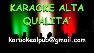 Massimo Ranieri Perdere lamore KARAOKE ALTA QUALITA [upl. by Ainirtak]