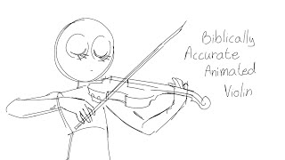 WIP korobushka  semi accurate animated violin [upl. by Thoer]