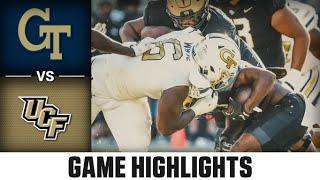 Georgia Tech vs Central Florida Football Highlights 2022 [upl. by Nahgaem]