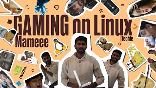 Gaming On Linux Mameeee  LInux  tamil techie [upl. by Anined]