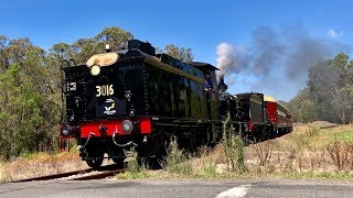 Sydney Trains Vlog 1444 Thirlmere Festival of Steam 2018 [upl. by Zantos957]