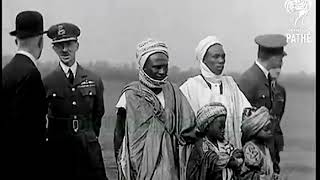 Muhammad Dikko Emir of Katsina flying after Royal Airforce Tour in Essex England 1933 [upl. by Elcarim]