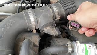 Astra H Z16XEP Intake air temperature IAT sensor [upl. by Ahsaekal]