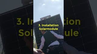 SchrittfürSchritt Montage einer PVAnlage solar solarpower solarpanel handwerk [upl. by Acinoda]