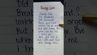 Savage love  BTS JasonDerulo lyrics viral shorts shortsfeed savagelove bts suga [upl. by Durham]