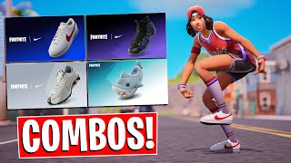 👟 KICKS arrive in FORTNITE Gameplay and Combos [upl. by Yenattirb]