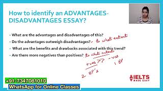 Lecture 51 Advantages amp Disadvantages Essay  IELTS Complete Preparation Course 2024 [upl. by Ruhtracm742]