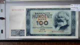 DDR kompletter Banknotensatz 1964  Update [upl. by Ginni875]