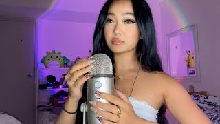 ASMR Whisper Ramble w mic scratching [upl. by Jairia]