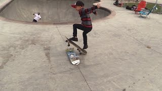 TEACHING AN 8 YEAR OLD HOW TO OLLIE [upl. by Rebba]